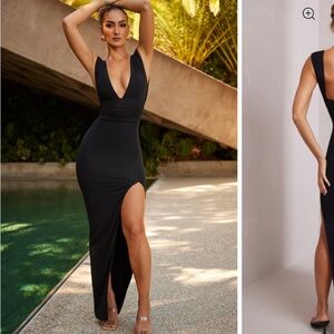 Oh Polly Black Sloane Dress